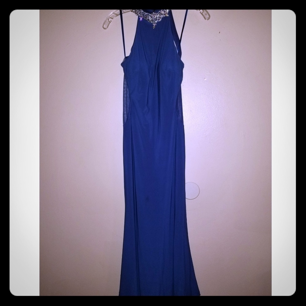 Blue maxi dress